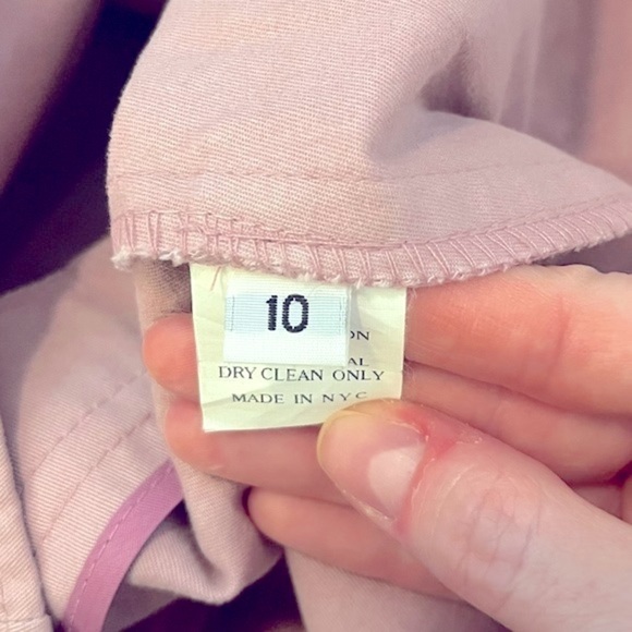 Nwts Ulla Johnson Mauve Pastel Pink Purple 100% Cotton Mini Skirt with Pockets - Picture 10 of 14